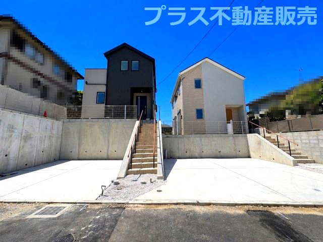 【外観】 | 福岡市南区若久6丁目25-1期　2号棟（全4棟）【仲介手数料無料・0円】 | 現地写真。同じ物件を見るなら、プラス不動産販売にお任せ下さい。