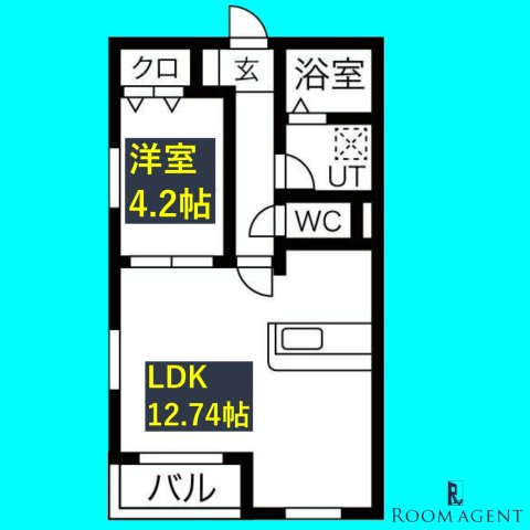 GCDヴィラ荒子の間取り