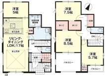 郡山市富田町丸山新築一戸建て2棟の画像