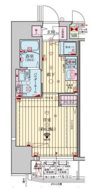 【間取り】 | ファーストフィオーレ神戸元町