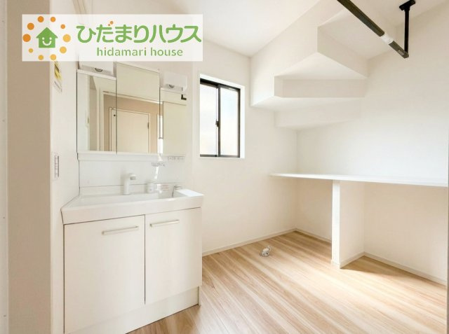 【独立洗面台】 | 阿見町実穀55期　新築戸建 | シンプルで使い勝手の良い独立洗面台！