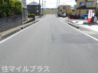 【前面道路含む現地写真】 | 郡山市富田町丸山新築一戸建て2棟 | 前面道路含む現地写真です
