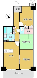 【間取り】 | 近江八幡グリーンマンション２番館
