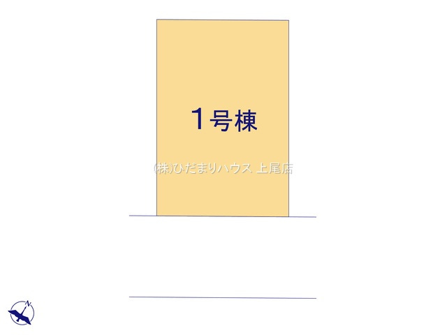 桶川市東2丁目3期　新築戸建　ブルーミング01の区画図