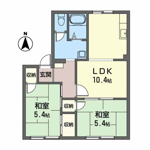 パレコスモス　Bの間取り
