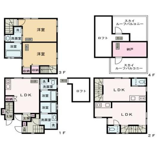 【間取り】 | 板橋区東山町ビル 