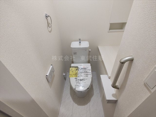 【トイレ】 | 川越市大塚2丁目　全2棟　1号棟 | 落ち着いた色調のトイレです