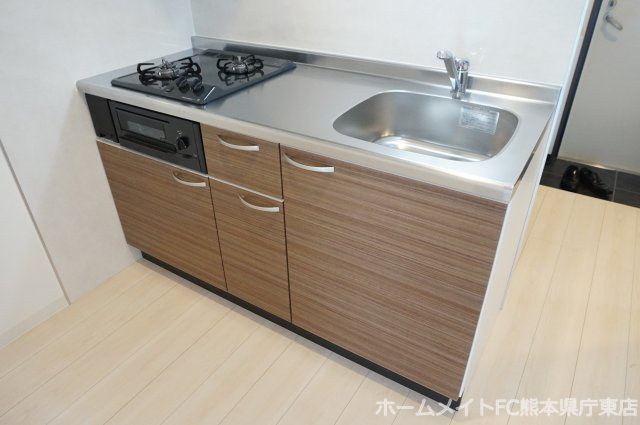 熊本市中央区九品寺３丁目の賃貸マンションのキッチン