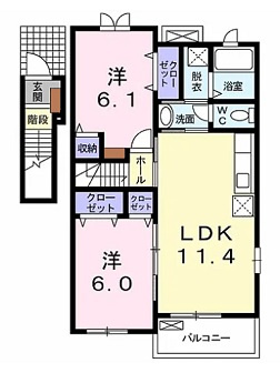 エテルノ　デーア　Ｂの間取り