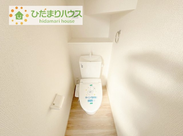 【トイレ】 | 土浦市木田余1期　新築戸建　2号棟 | トイレは1F、2F共に完備！取り合いになることがありませんね(^^)/
