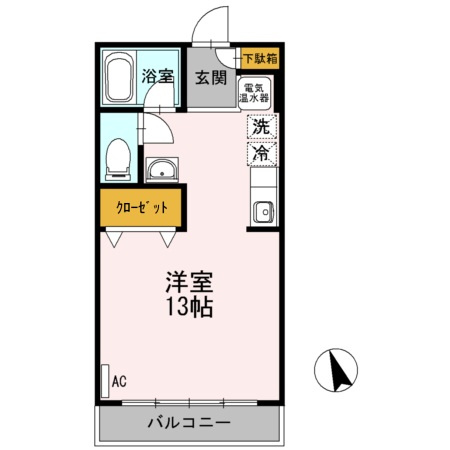 脇コーポ徳丸の間取り
