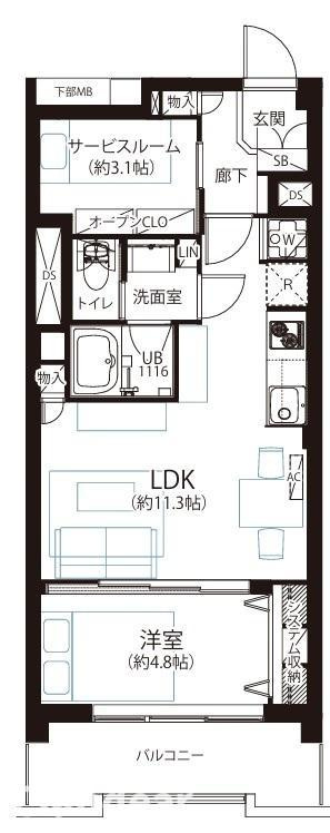 関屋ステーションハイツの間取り|ドキドキの新生活も、安心してスタート。ぴったりの住まいを見つけませんか？クランディアが一緒に住まい選びをサポートします‼　まずは、お気軽にお問合せください　＃クランディア