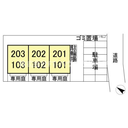 プランドールの区画図