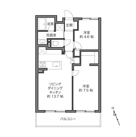 【間取り】 | コート西早稲田