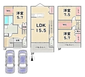【間取り】 | 右京区西院追分町