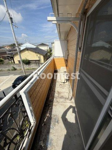 加古川市野口町北野のアパートのバルコニー|バルコニーがあります