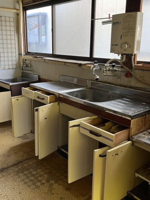 【キッチン】 | 秋田県大館市比内町扇田字庚申岱 借地戸建