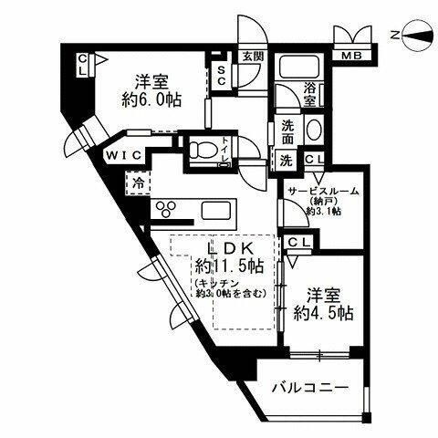 ユニハイム小岩の間取り