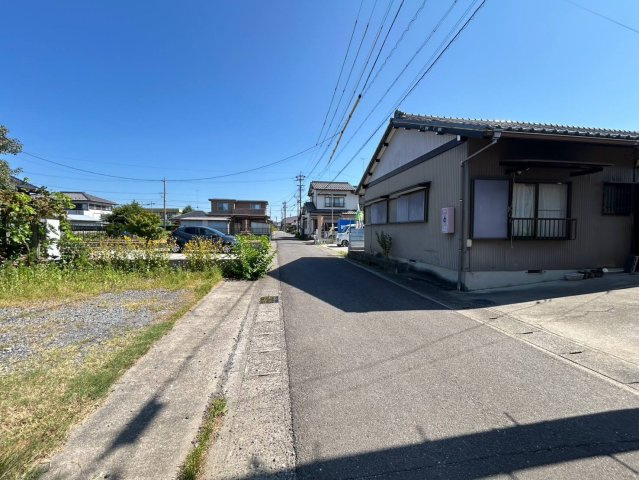 リーブルガーデン　一宮市浅井町大野　全1区画分譲の前面道路含む現地写真|「現地（2027年7月7日）撮影」
■前面道路　
■ヤマダ不動産　株式会社リライフ