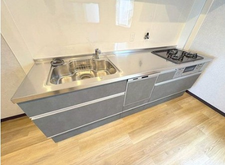 豊中市大島町１丁目　中古戸建のキッチン|キッチンでお料理をお楽しみください