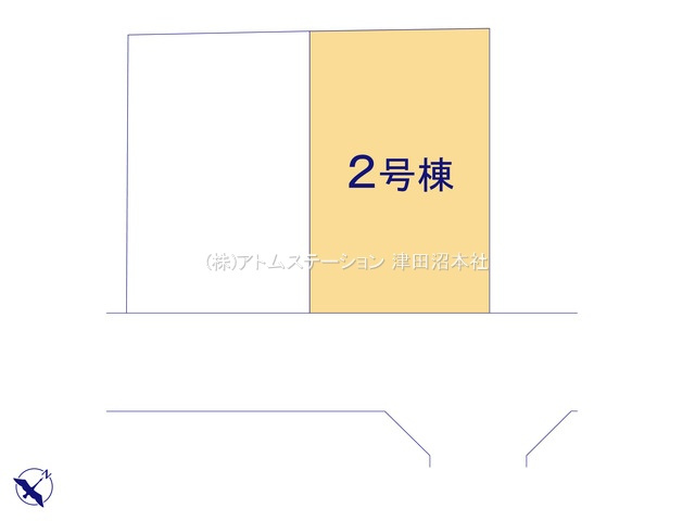 【区画図】 | アトムセレクト八千代市八千代台西１期２号棟