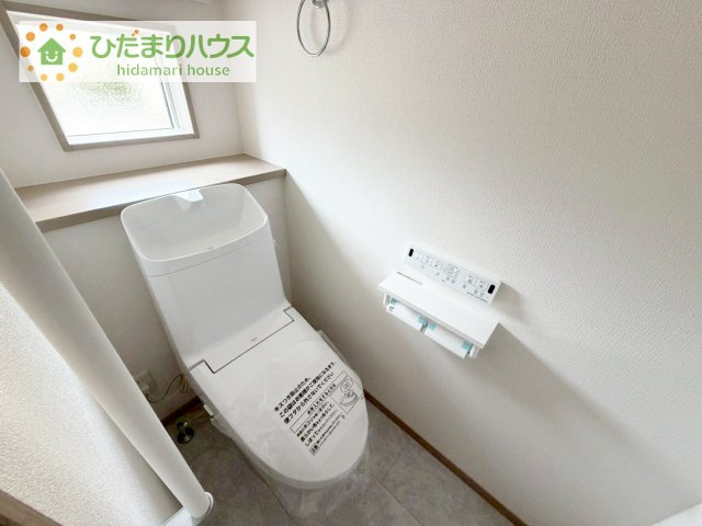 【トイレ】 | 牛久市牛久町第1期　新築戸建　4号棟 | トイレは1F、2F共に完備！取り合いになることがありませんね(^^)/