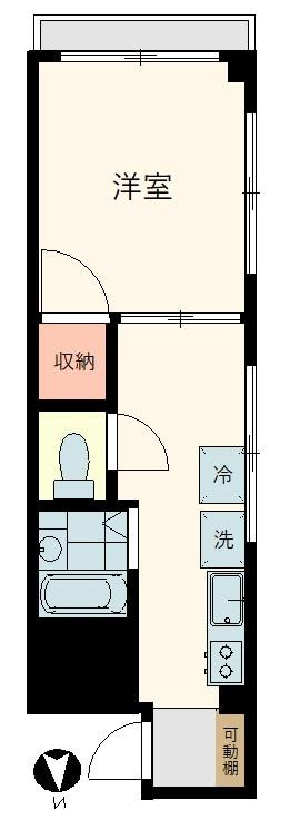 シャトー吉野の間取り|間取図