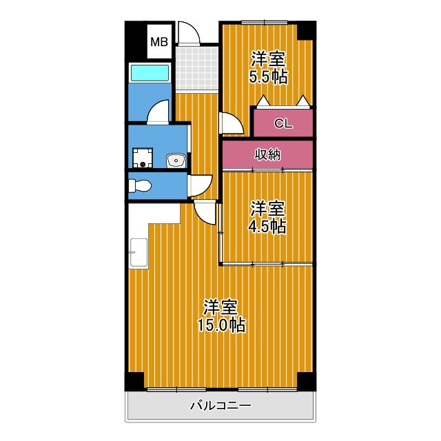 メゾンドール向陽の間取り