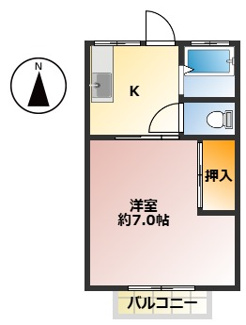 【間取り】 | グリーンハイツ