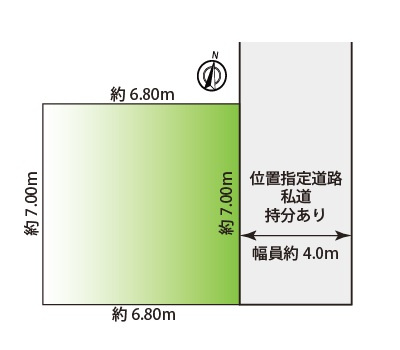 中古/さいたま市南区松本3丁目の区画図