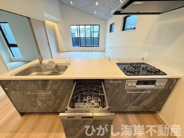 茅ケ崎市松林１丁目　新築戸建　全31区画のキッチン|食洗器付きシステムキッチン