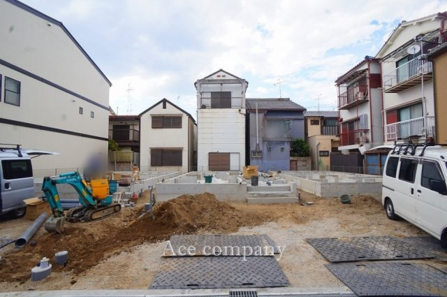 【外観】 | 東大阪市西上小阪　【C号棟/全3棟】 | 【外観パース】地震に強い家！設計＆建設住宅性能評価付き☆住宅性能等級において6項目で一番良い等級を取得予定の物件です☆（耐震・耐風等級等）