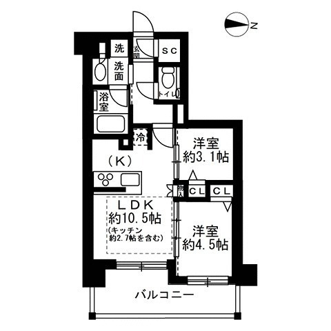 ユニハイム小岩　 の間取り