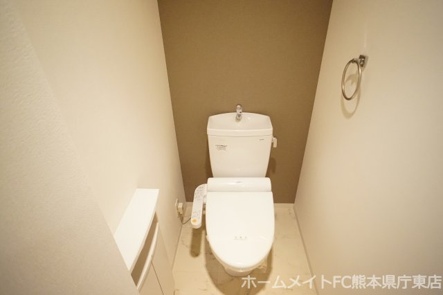 熊本市南区近見８丁目の賃貸マンションのトイレ