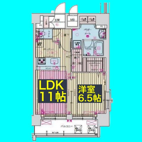 プレサンス鶴舞公園セラヴィの間取り