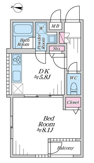ビバリーホームズ西小山の間取り
