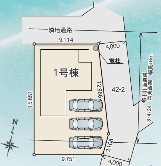 【区画図】 | 藤岡市森新築　駅徒歩10分♪