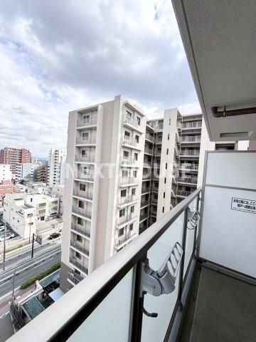 サンシルク阿倍野のバルコニー