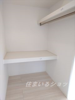 広島市安佐北区可部１丁目のアパートの収納|ウォークインクローゼット