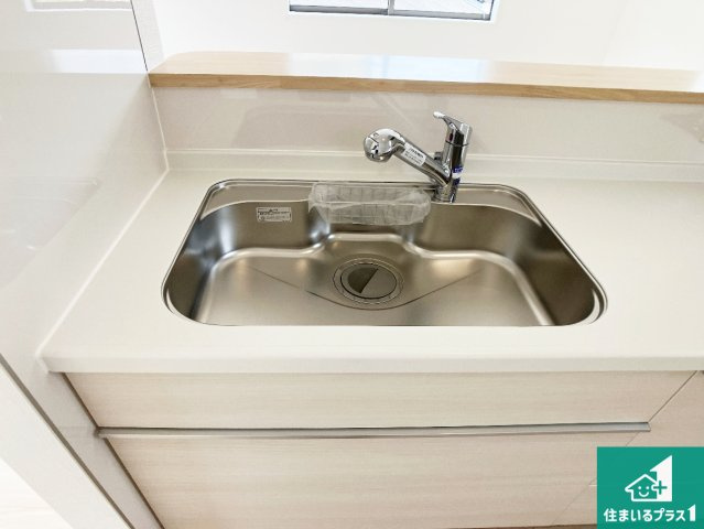 姫路市上大野　第6期　新築一戸建ての設備|広々としたシンクで食器洗いも楽々！