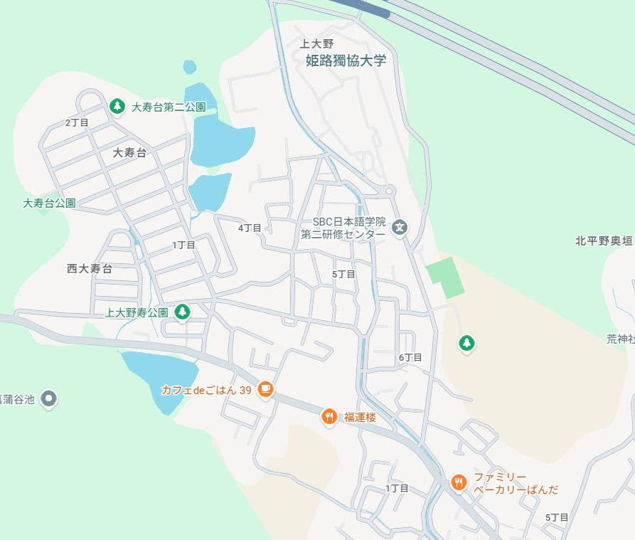 姫路市上大野　第6期　新築一戸建ての地図