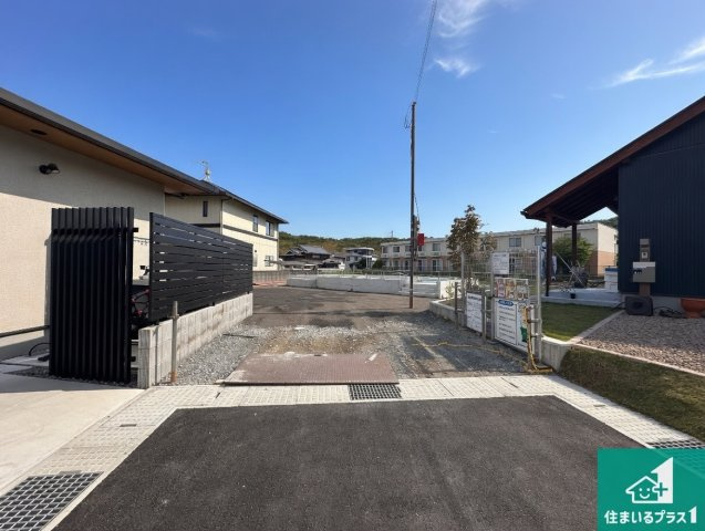 姫路市上大野　第6期　新築一戸建ての外観|周辺は落ち着いた街並みの住宅地！子育てがしやすい住環境です！まだ未完成ですが、現地でしかわからない事もございます。是非一度ご覧ください。