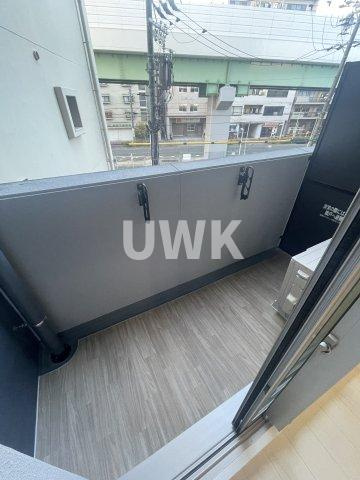 名古屋市中区大井町の賃貸マンションのバルコニー
