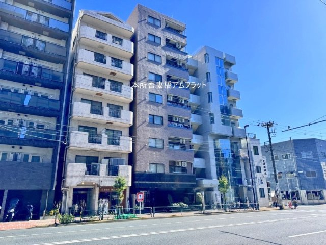 本所吾妻橋アムフラット　7階　角　部屋　リ　フォーム済 　家具付の外観
