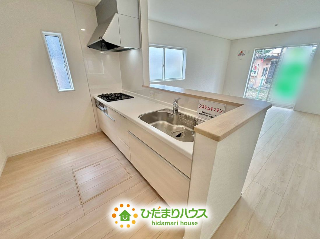杉戸町下高野第24　新築一戸建て　クレイドルガーデンのキッチン
