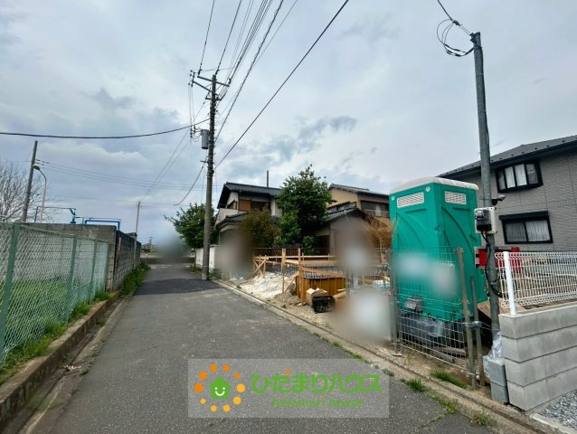 杉戸町下高野第24　新築一戸建て　クレイドルガーデンの前面道路含む現地写真|2026/05/08　撮影