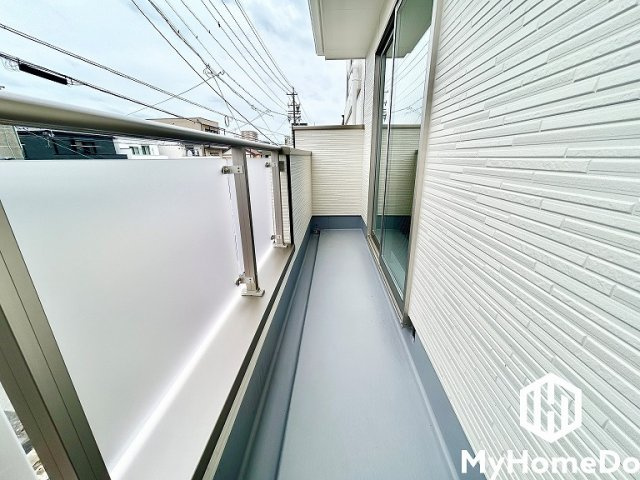 北区八代町　1期　の前面道路含む現地写真