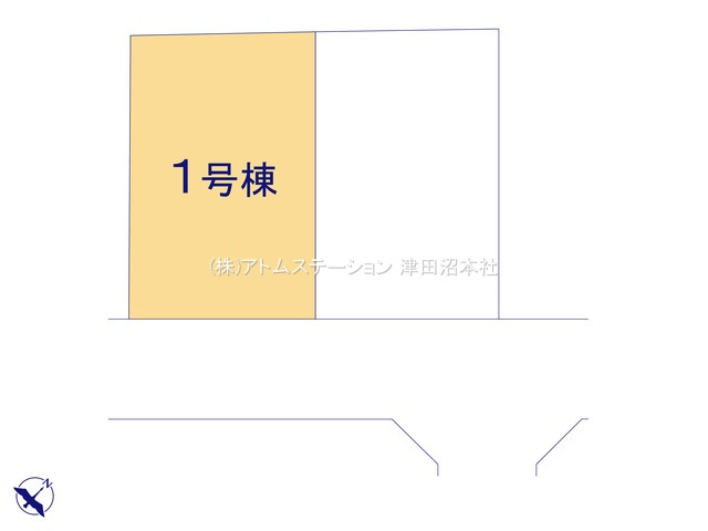 【区画図】 | アトムセレクト八千代市八千代台西１期1号棟
