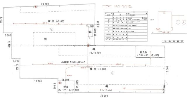 瑞浪市寺河戸町の倉庫の間取り