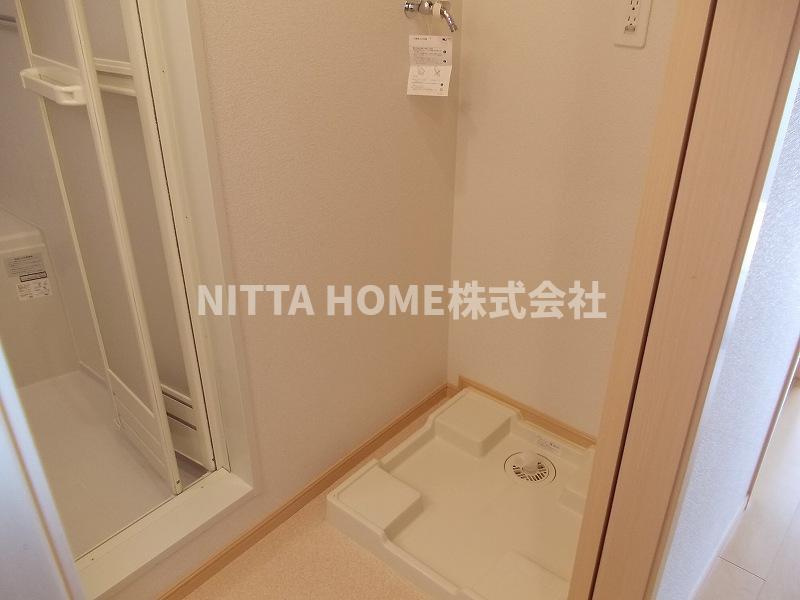 豊岡市九日市上町のアパートの設備|室内洗濯機置き場も完備♪